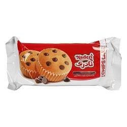 نادری کیک دوقول چیپس شکلات 100گرم